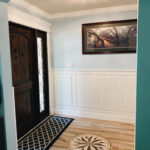 Wainscoting in hallway